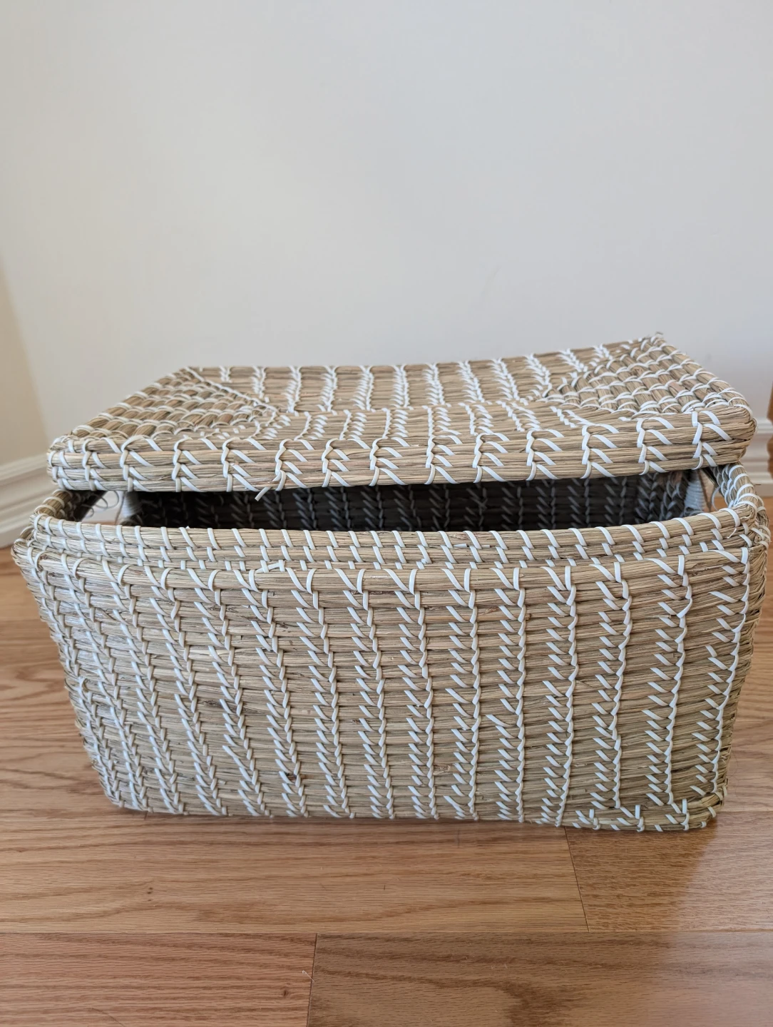 Woven Storage Basket with Lid - photo 2