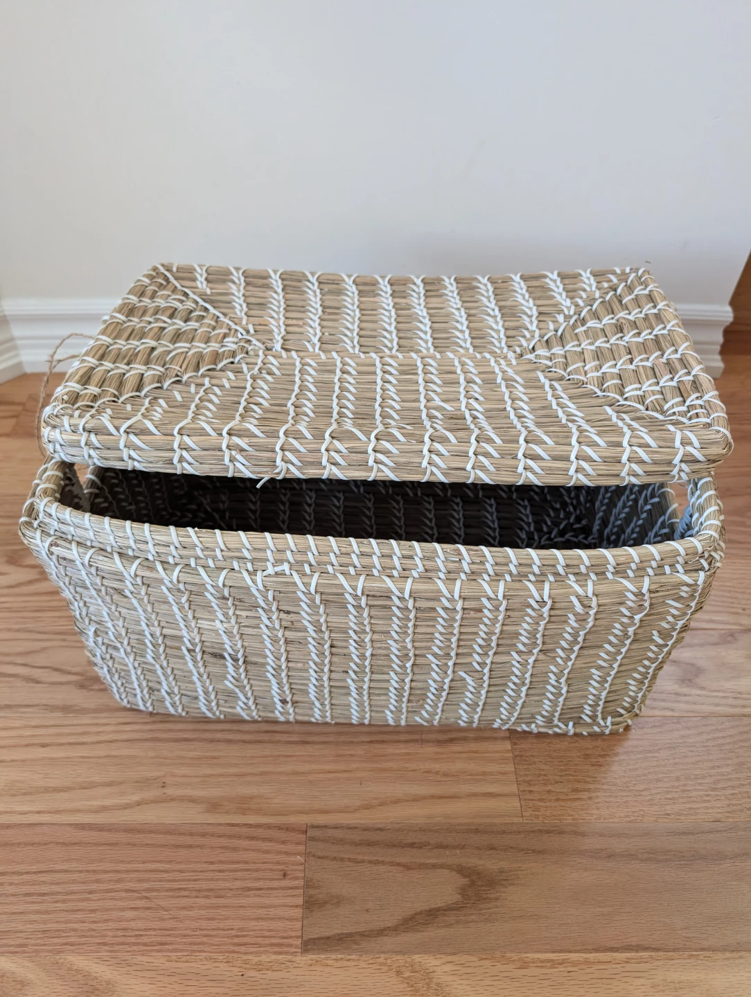 Woven Storage Basket with Lid - photo 3