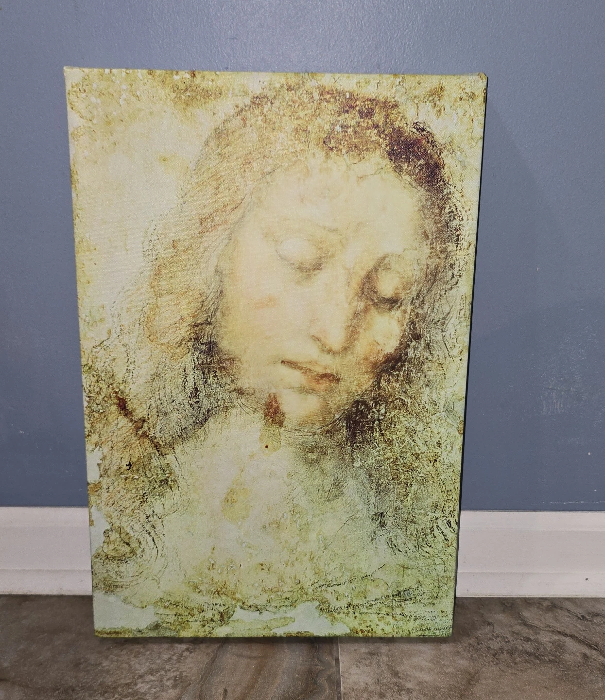 Canvas 18"×12" Head of Christ (Pinacoteca di Brera)