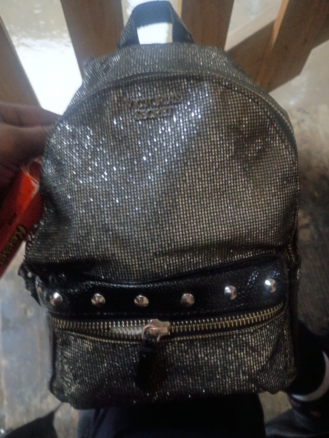 ⚽Victoria's Secret Sparkly Studded Mini Backpack