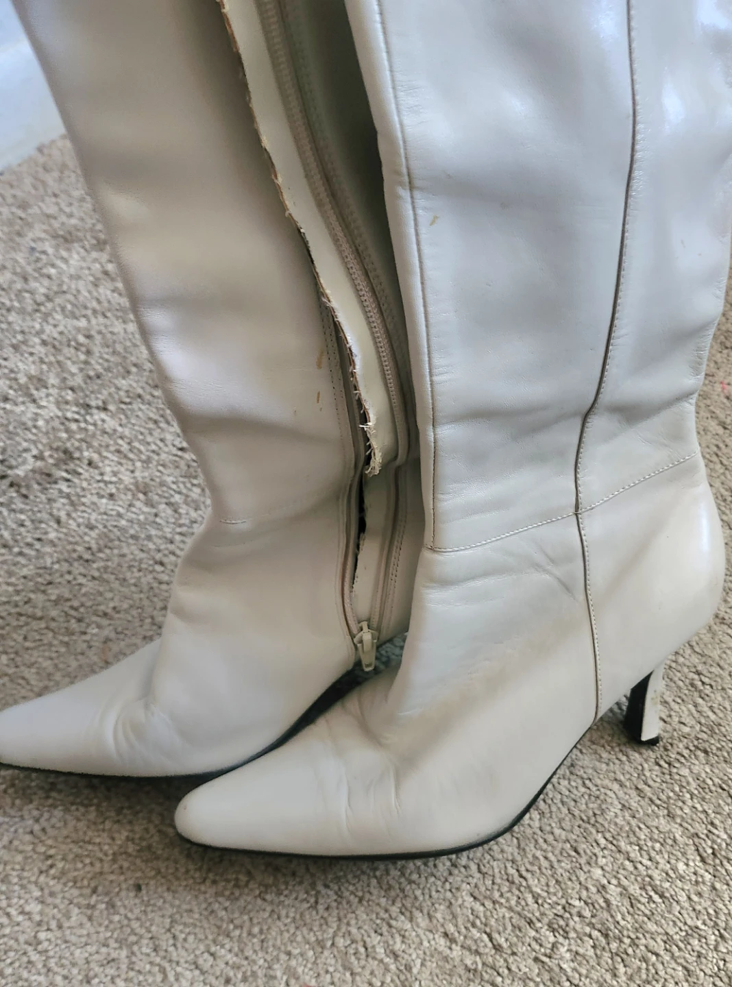 Women's leather boots - photo 3