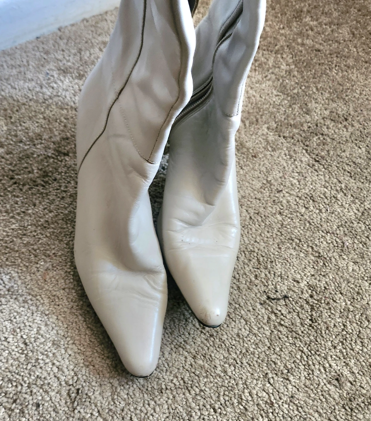 Women's leather boots - photo 4