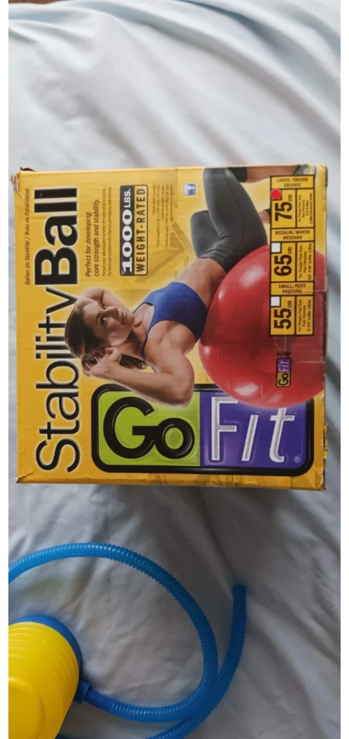 ⚽  Go Fit Stability Ball 75cm Blue - photo 3