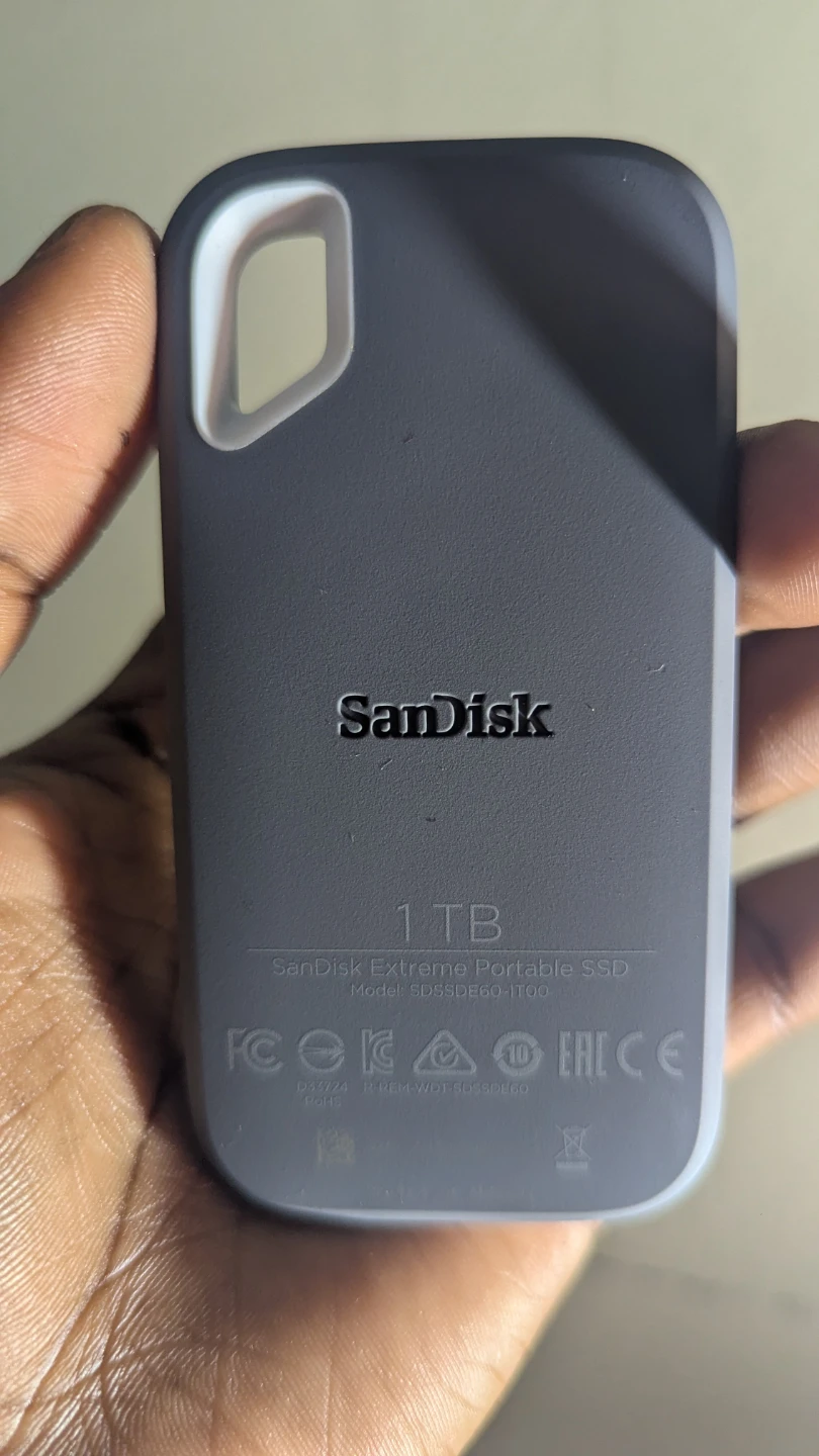 SanDisk 1TB Extreme Portable SSD