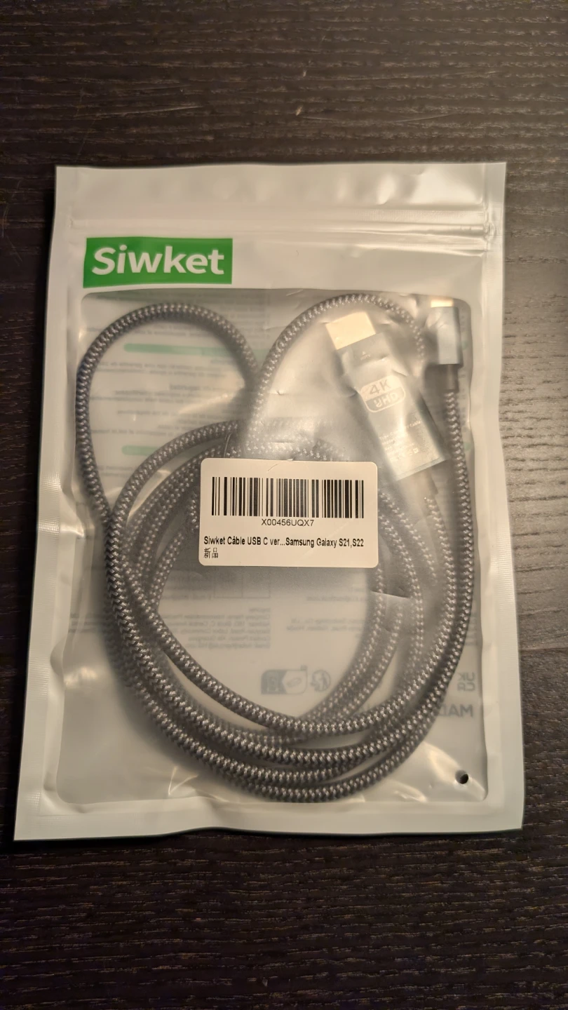 Siwket Type-C to HDTV Cable 4K UHD