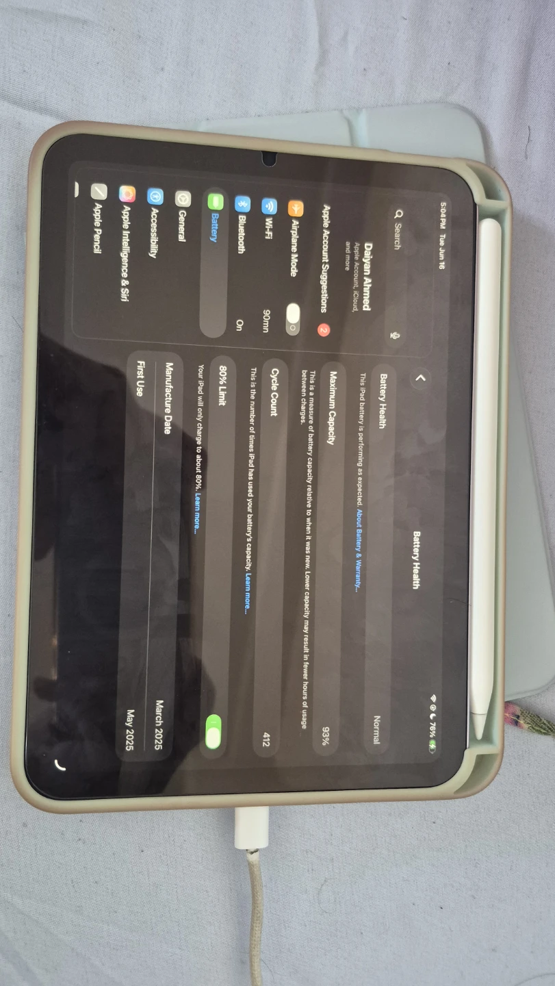 Ipad Mini 7 (A17) PERFECT CONDITIONS - photo 2