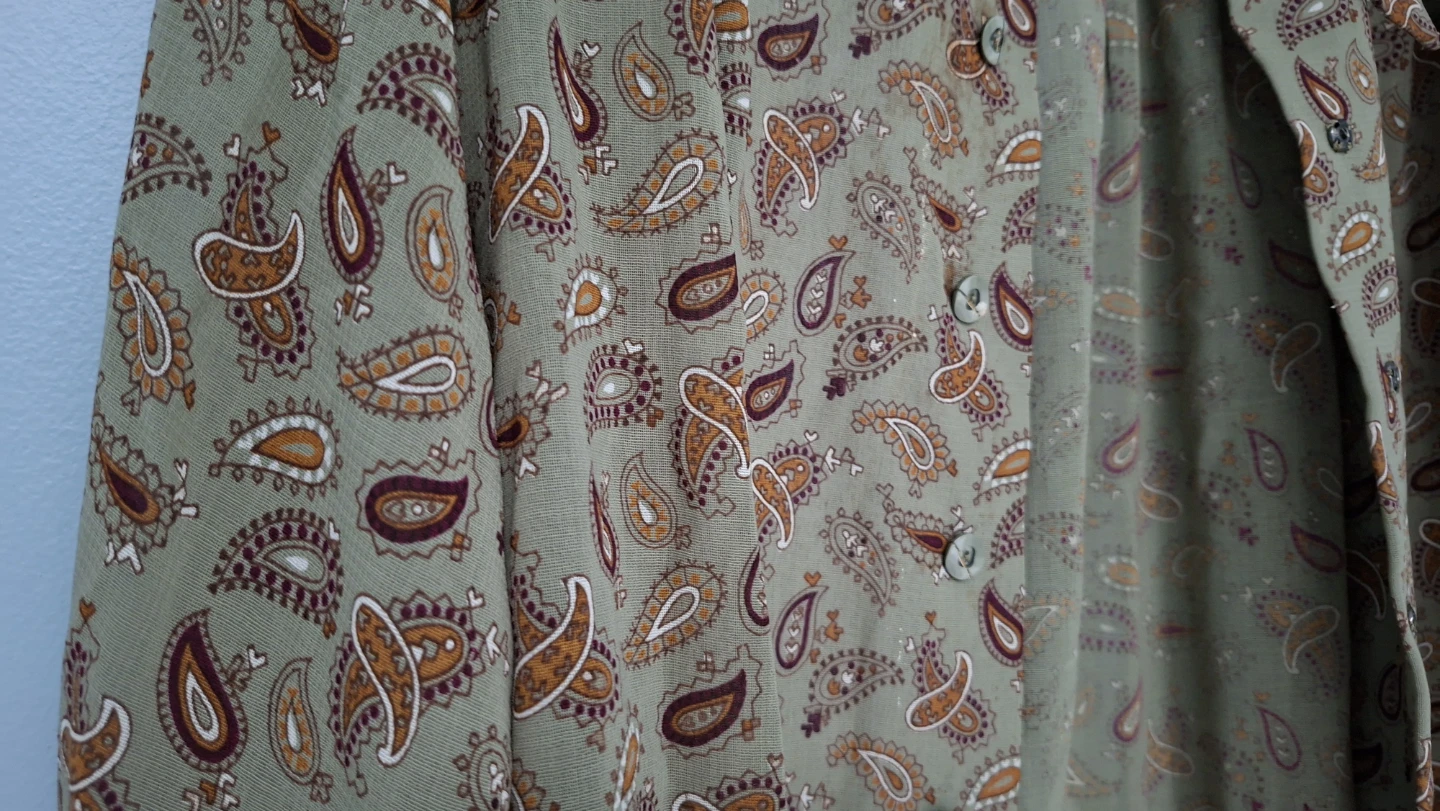 Women's Paisley Print Button-Up Shirt - photo 2