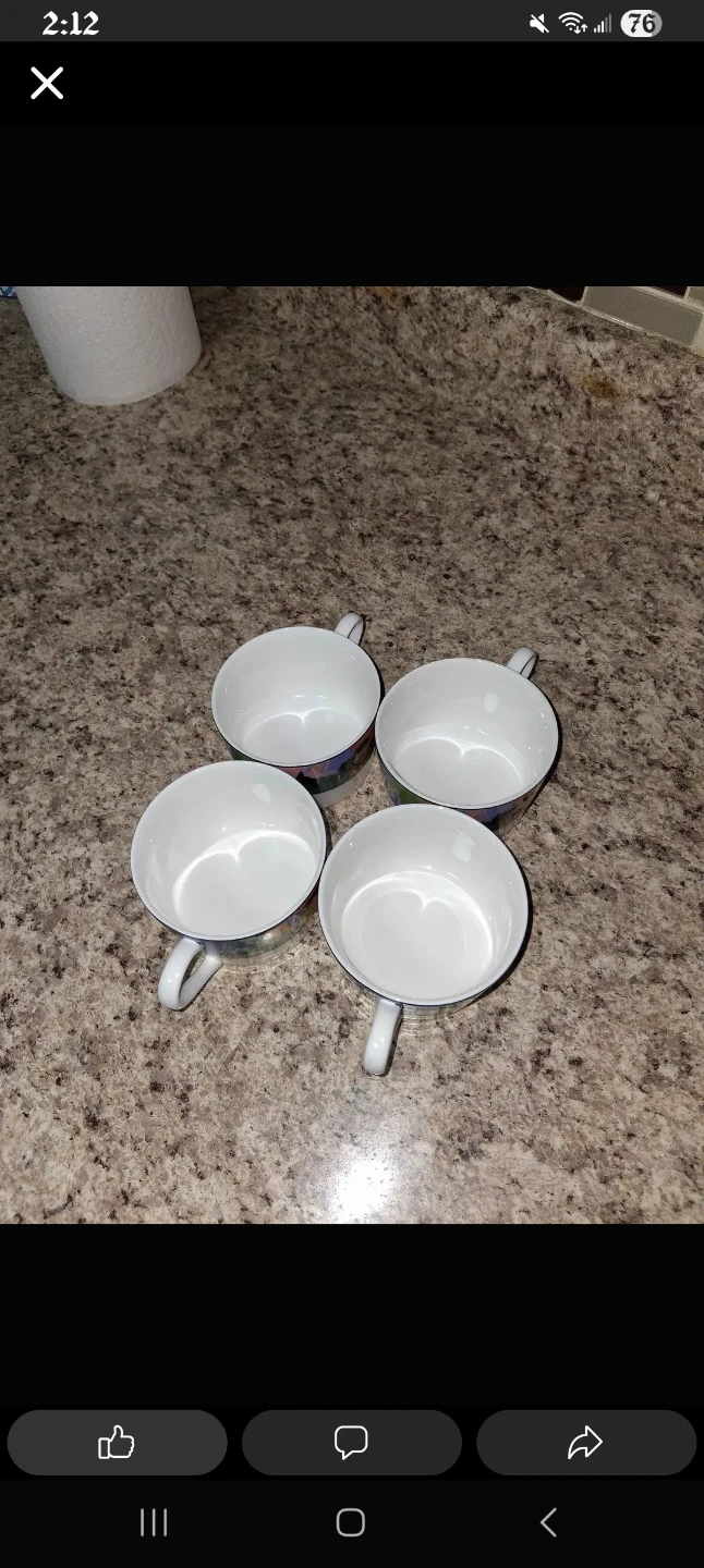 Christopher Stuart Optima Van Gogh Cups (Set of 4)