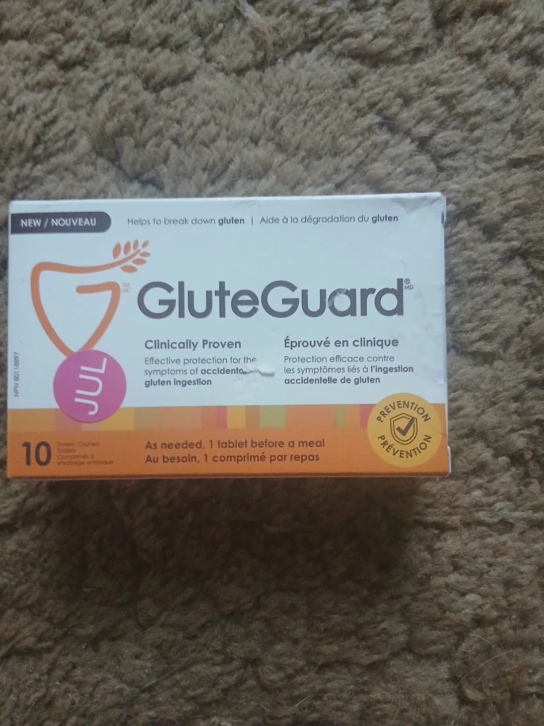 GluteGuard Gluten Digestion Tablets - 10 Count