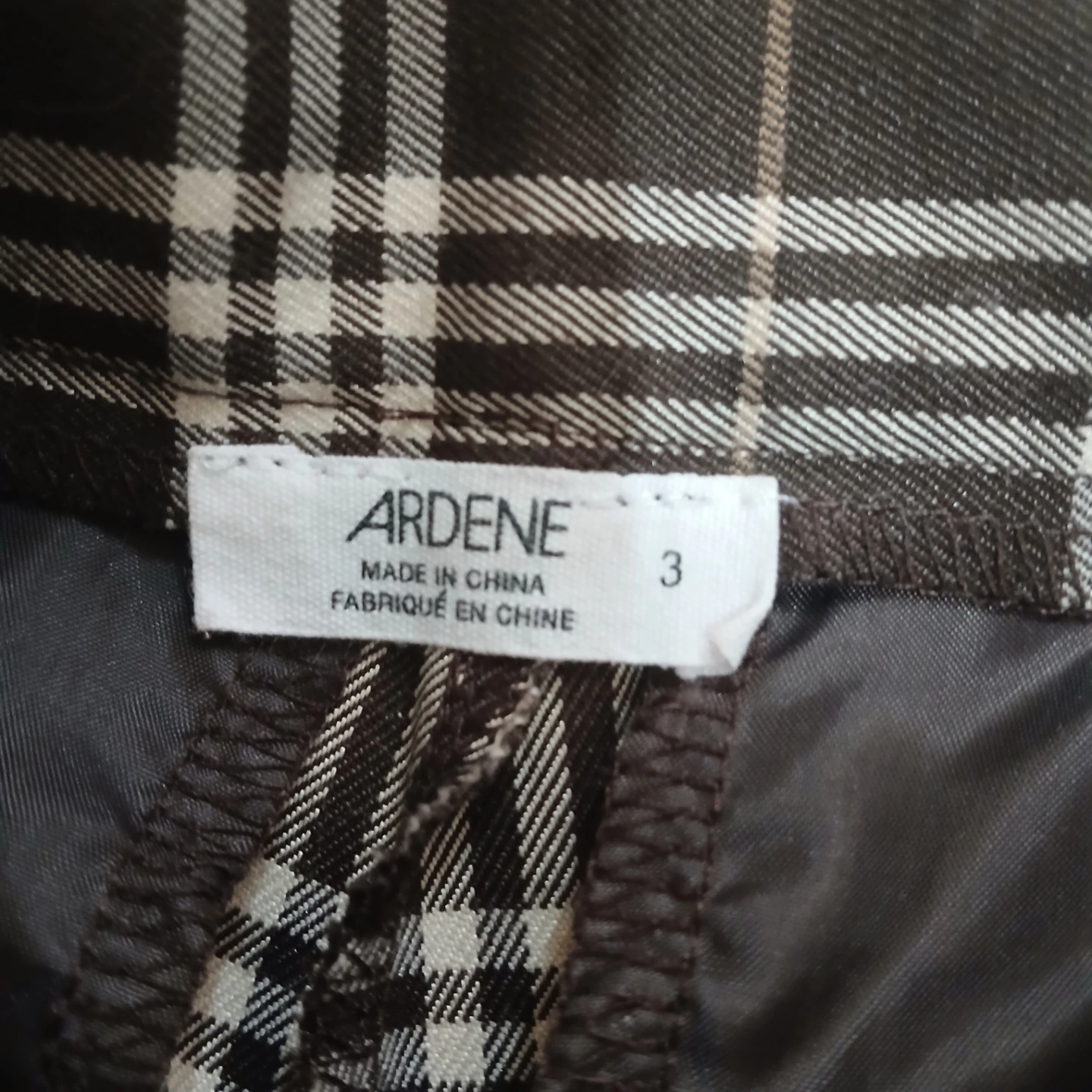 ⚽ Brown Plaid Pants - photo 2