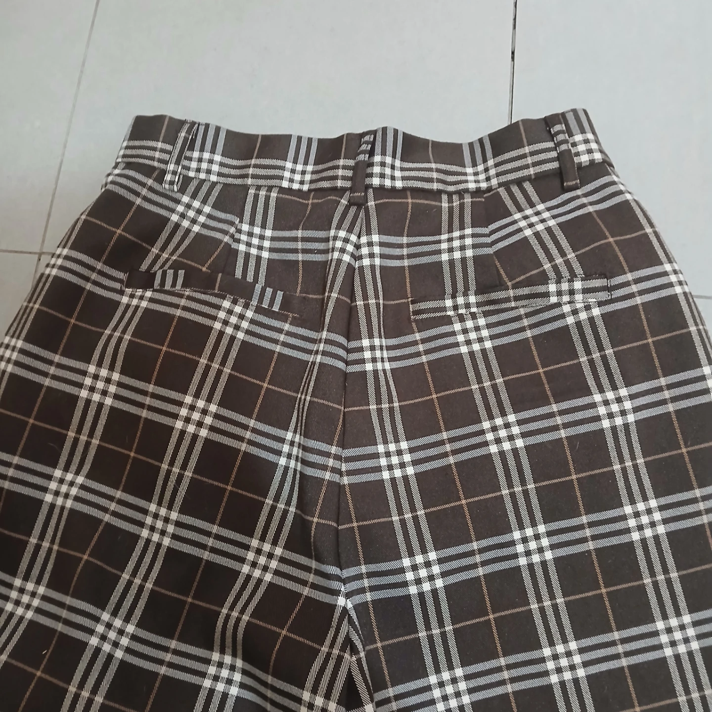 ⚽ Brown Plaid Pants - photo 4