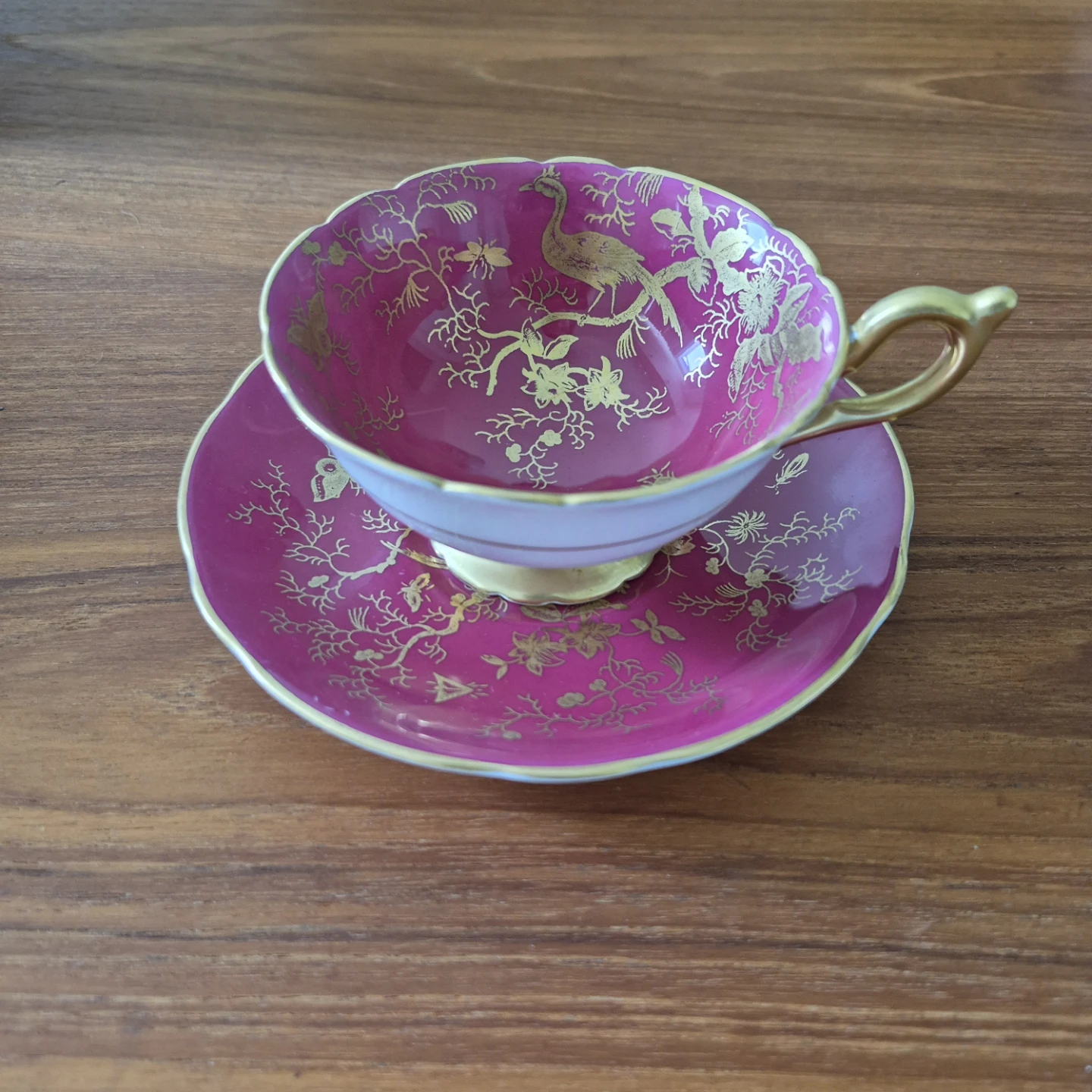 Vintage Porcelain Tea Cup and Saucer - Coalport, England