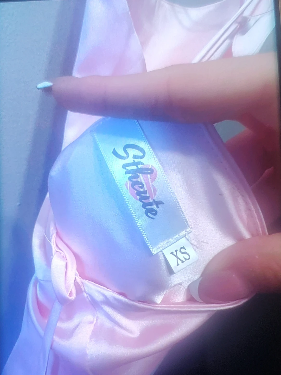 Pink Satin Prom / Formal   Dress  W Slit New - photo 3
