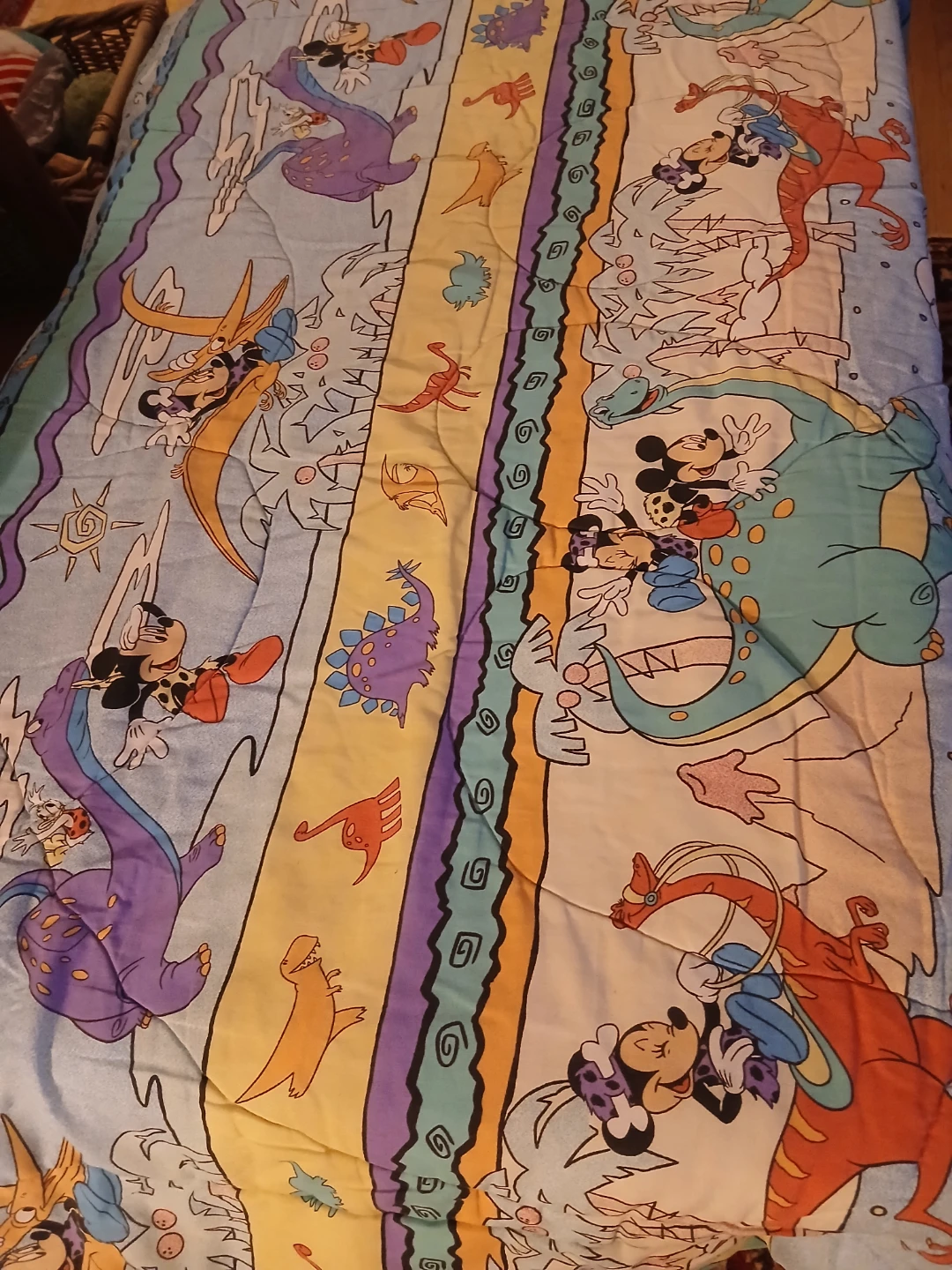 Disney Mickey Mouse Dinosaur Print Comforter - photo 4