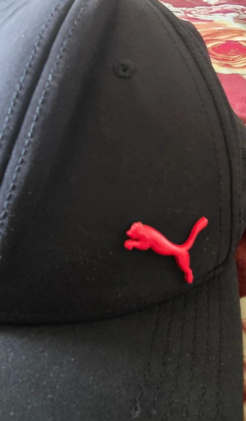 Puma Black Baseball Cap with Red Logo⚽ - photo 2