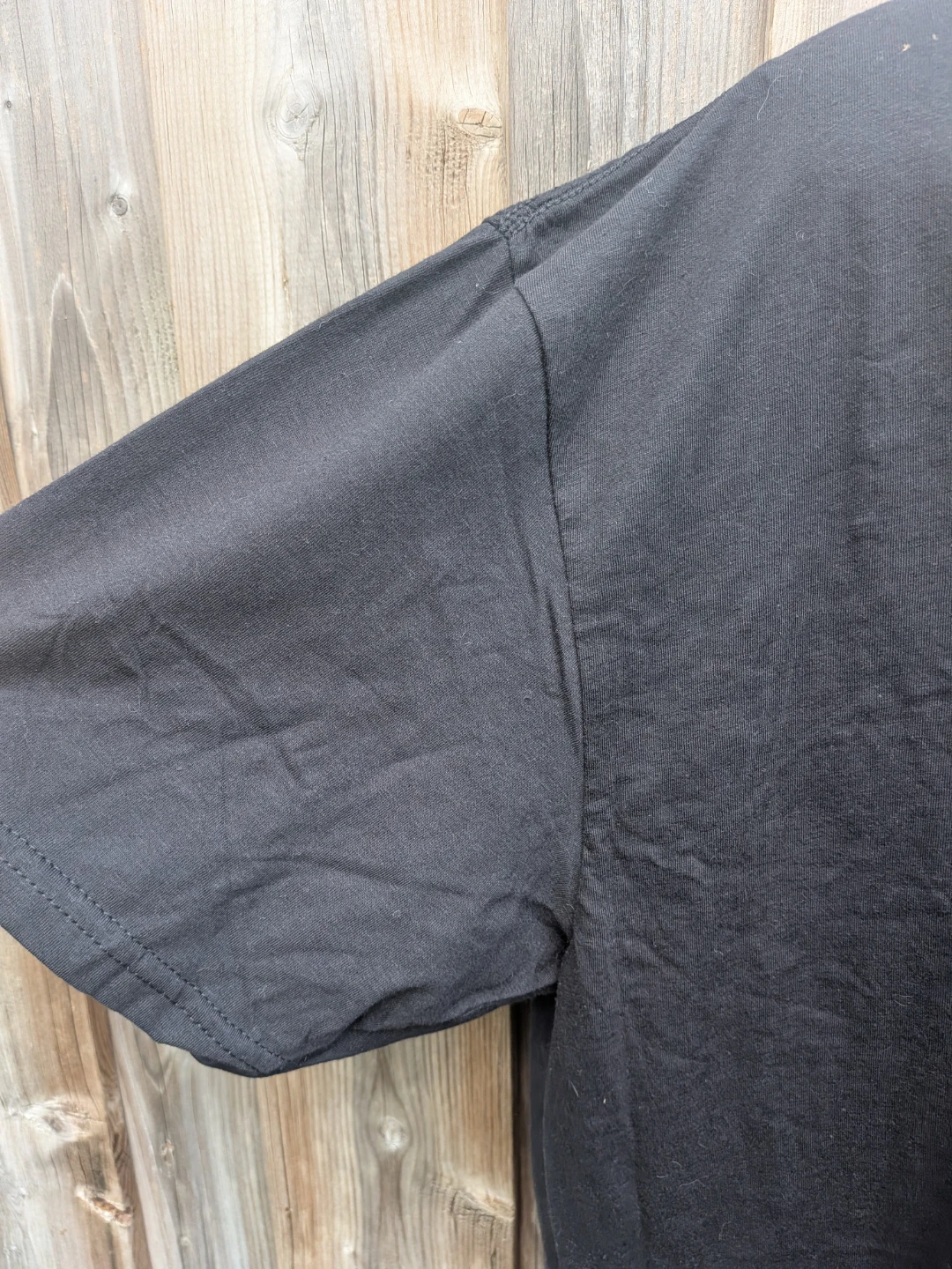 Black T-Shirt with Purple Ribbon Graphic 2XL - photo 4