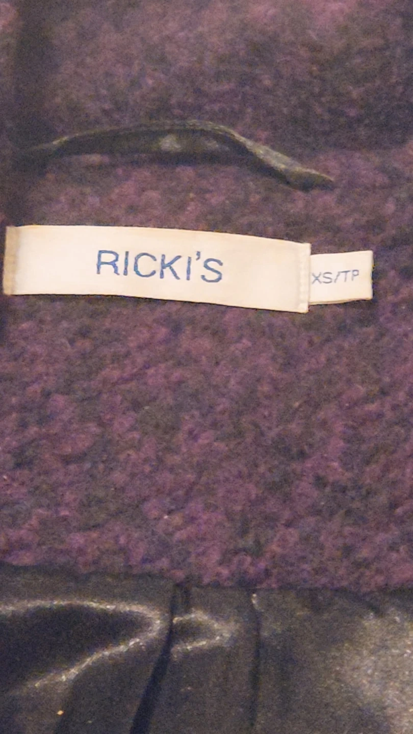 Ricki's Purple Jacket with Faux Leather Collar - photo 2