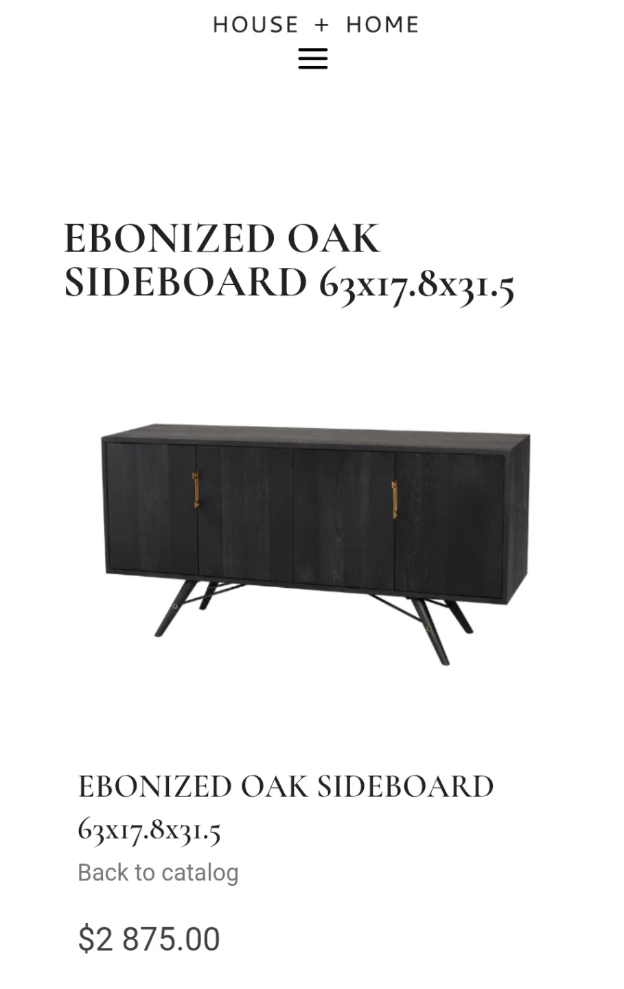 Modern Sideboard
