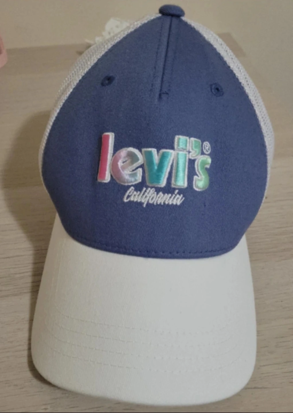 ⚽ Athentic Levi's California Trucker Hat - Blue/White