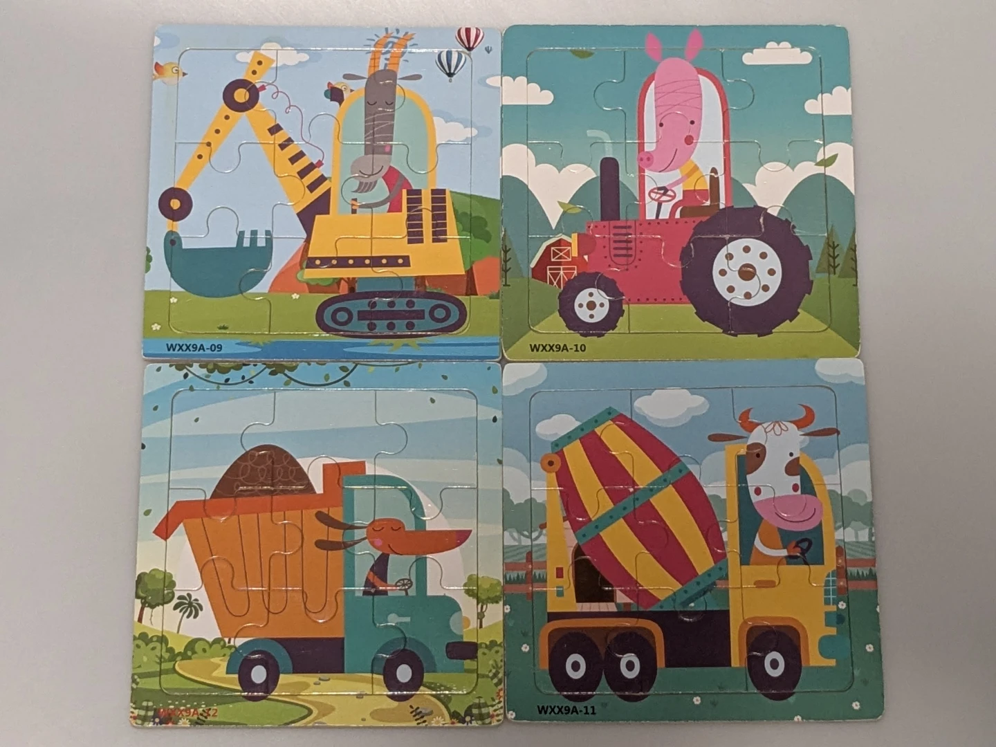 12 toddler wooden puzzles - photo 4