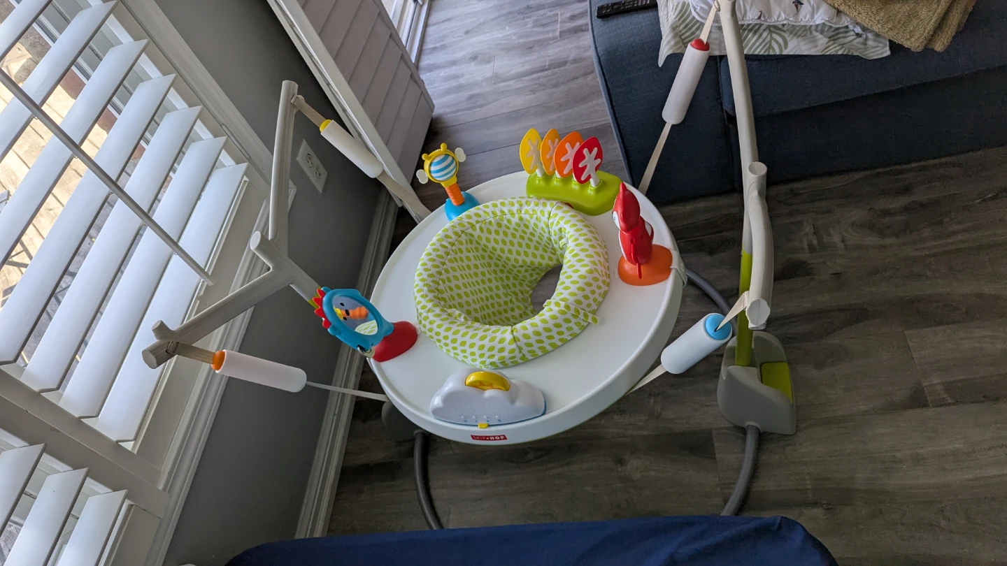 Skip Hop Baby Activity Play Bouncer - Silver Lining Cloud - photo 2