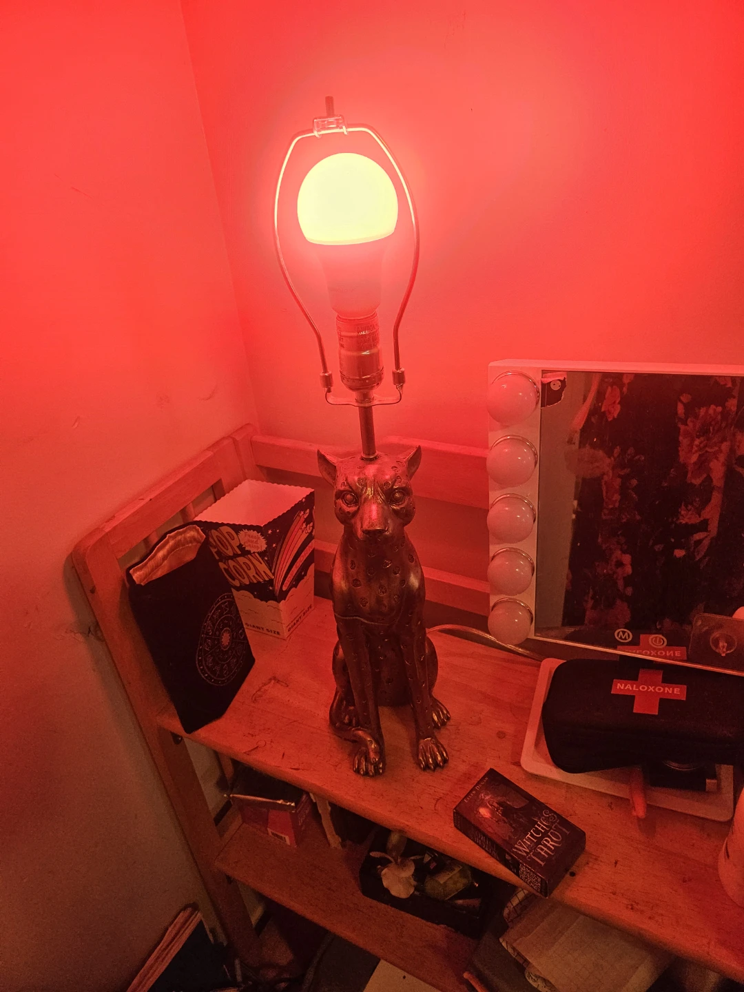 Vintage Cheetah Lamp - photo 2