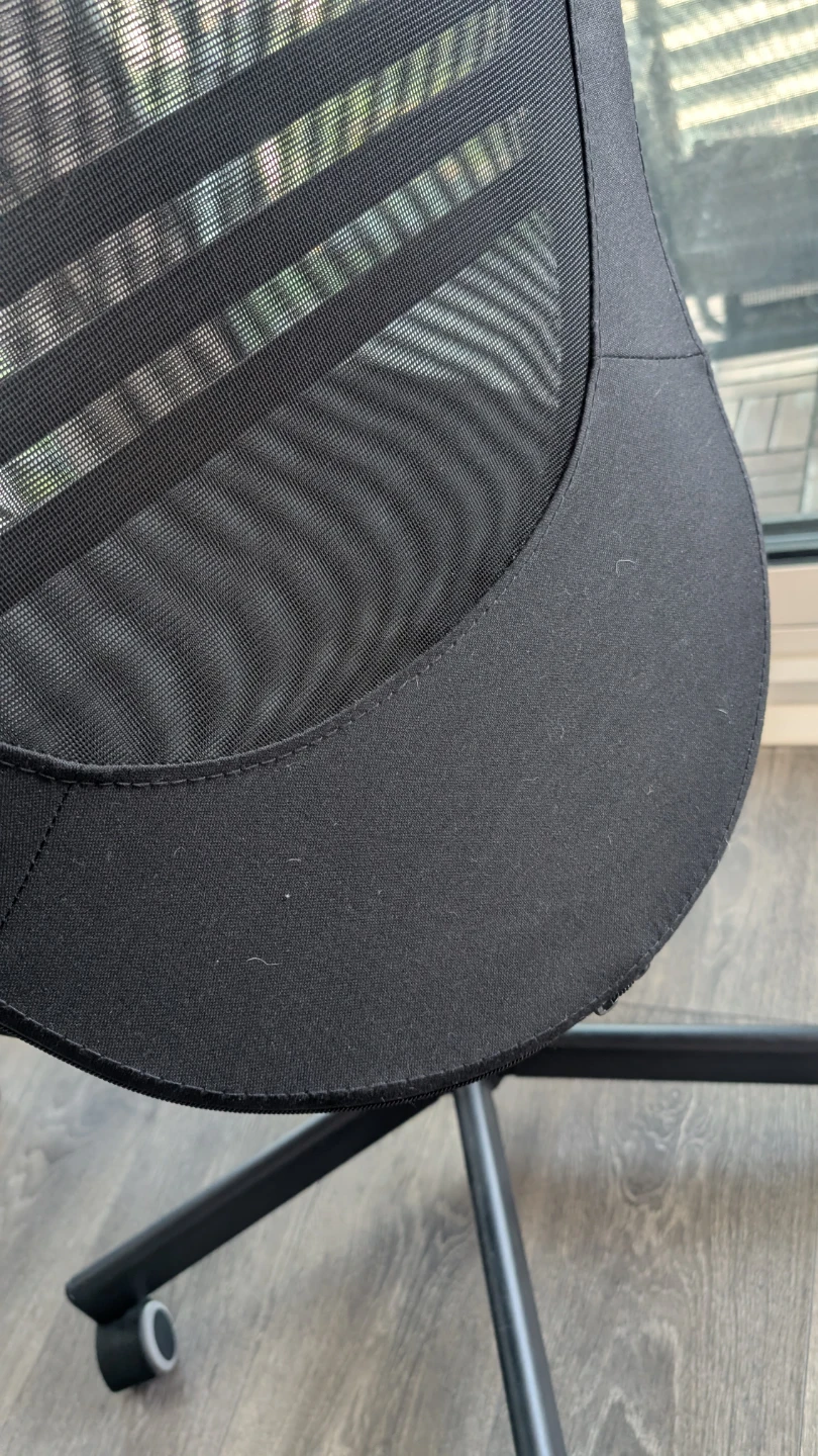 FLINTAN IKEA Black Mesh Office Chair with Removable Seat Cover - photo 4