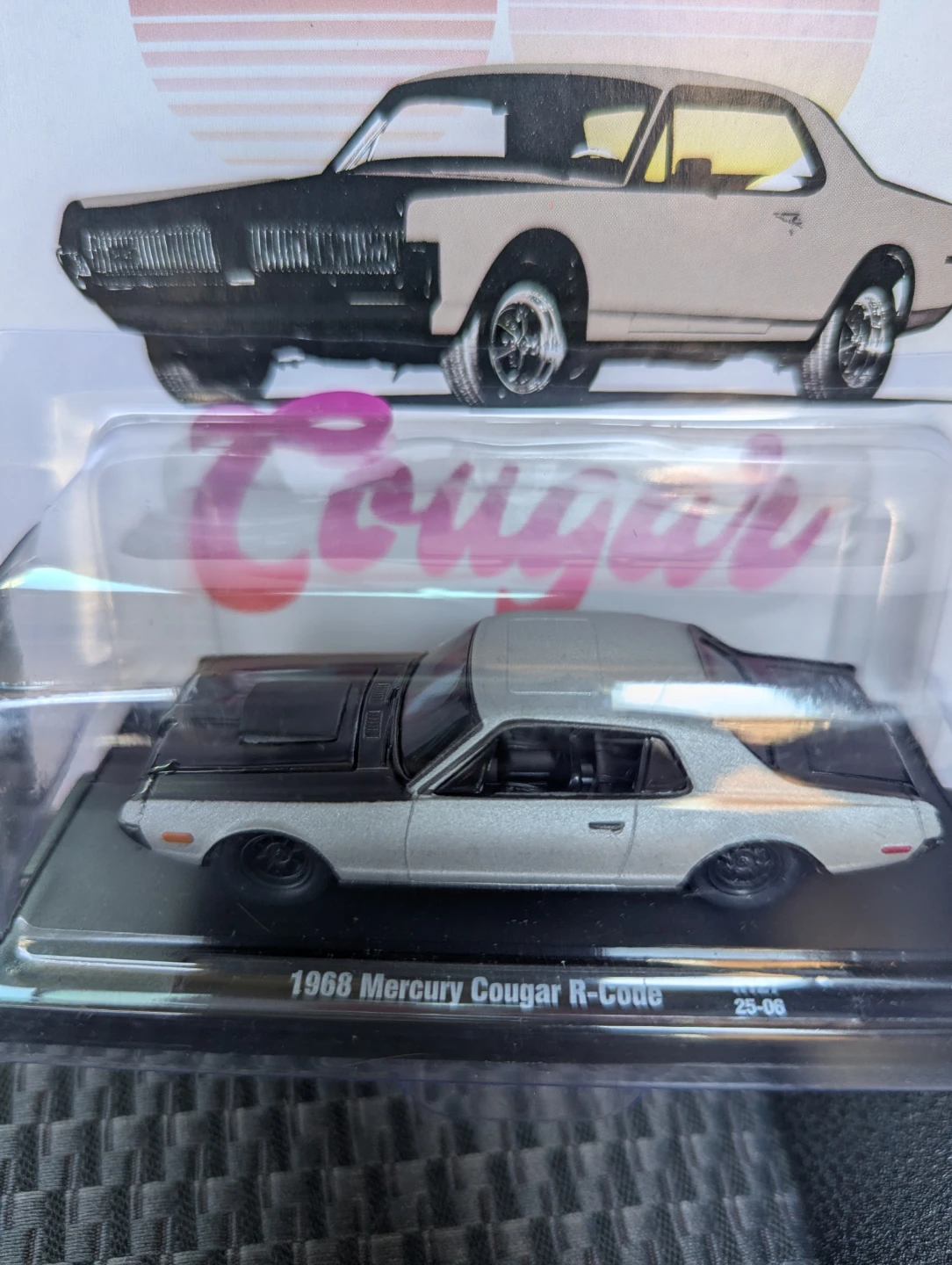 M2 Machines 1968 Mercury Cougar R-Code 1:64 Scale Diecast Car
