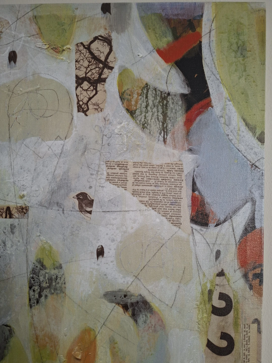 Abstract Mixed Media Art Painting - photo 4