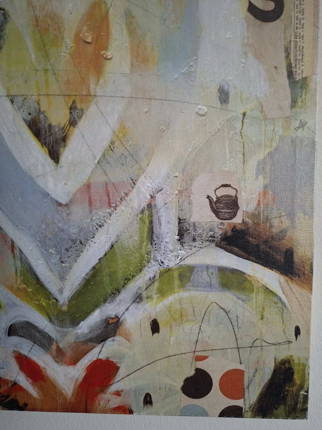 Abstract Mixed Media Art Painting - photo 5