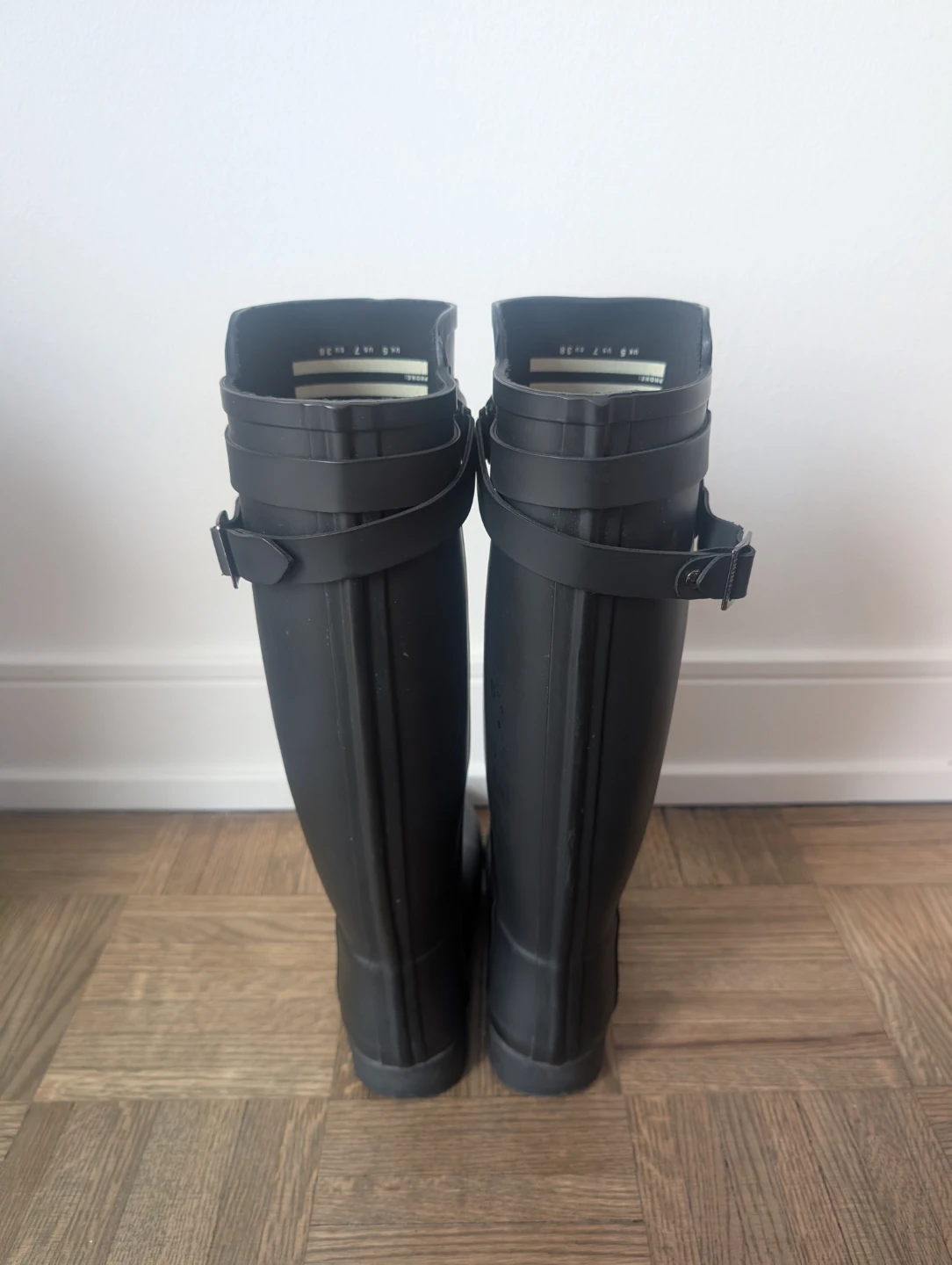 Hunter Women's Rubber Rain Boots Black Size 7 - photo 4