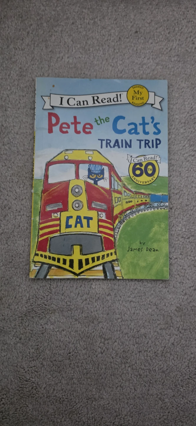 Pete the Cat's Train Trip "I Can Read!" Book