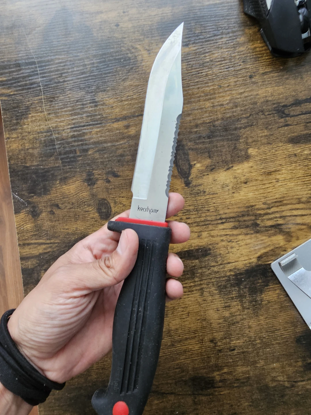 KAI Kershaw 1010 Fixed Blade Knife with Sheath