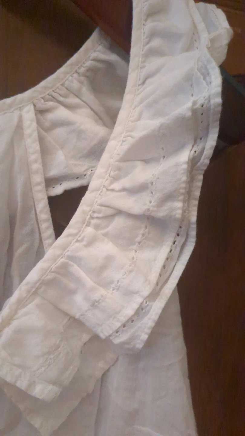 Old Navy White Ruffled Tank Top Size M - photo 4
