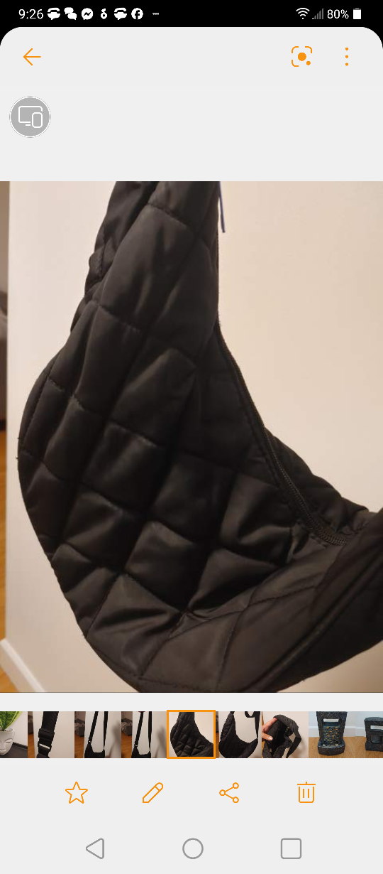 Black Quilted Shoulder Bag