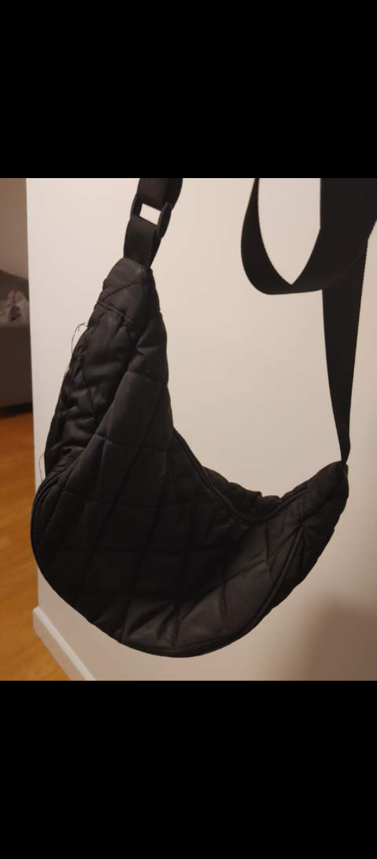 Black Quilted Shoulder Bag - photo 3
