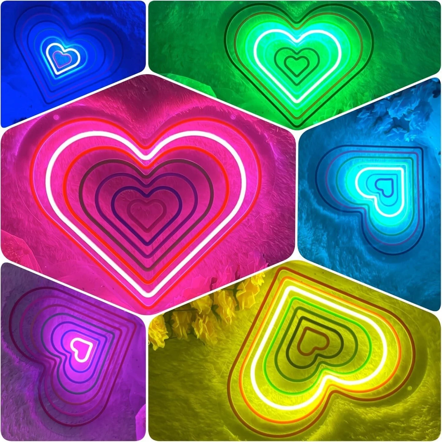 Heart-shaped Neon Light Sign