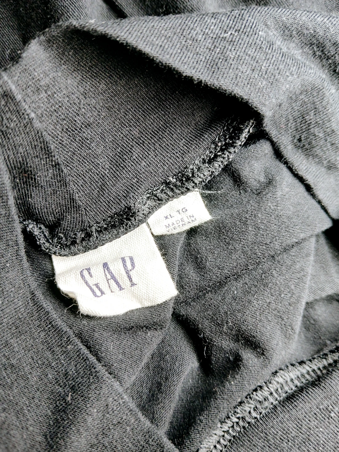 Women XL GAP Black T-Shirt - photo 2
