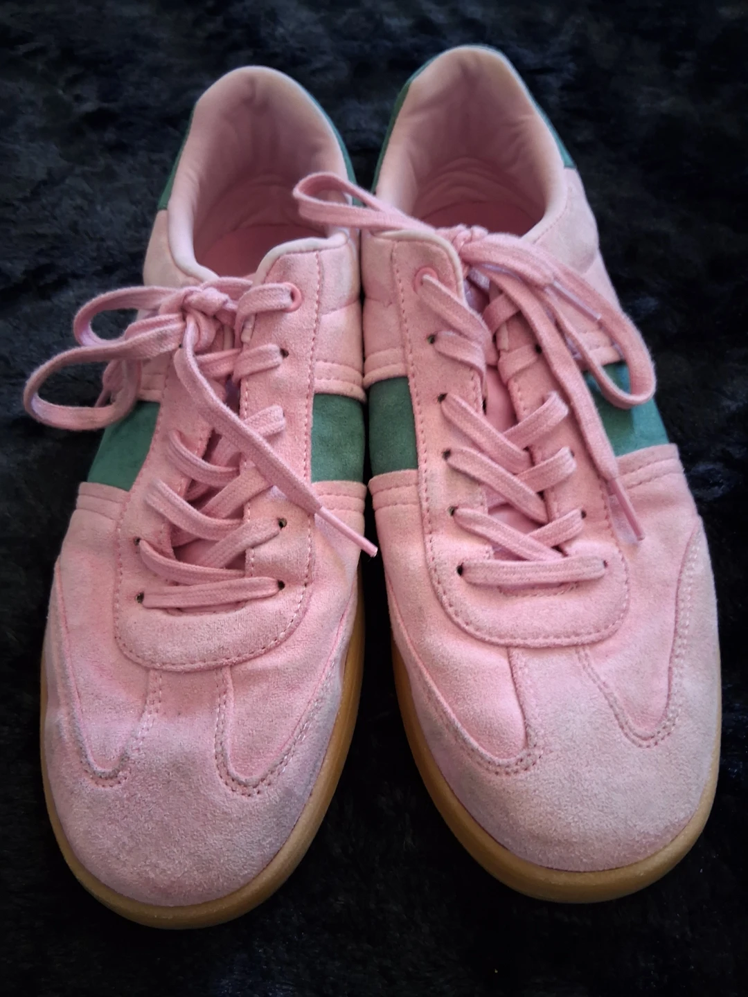 ZARA Pink Suede Sneakers - Size 41