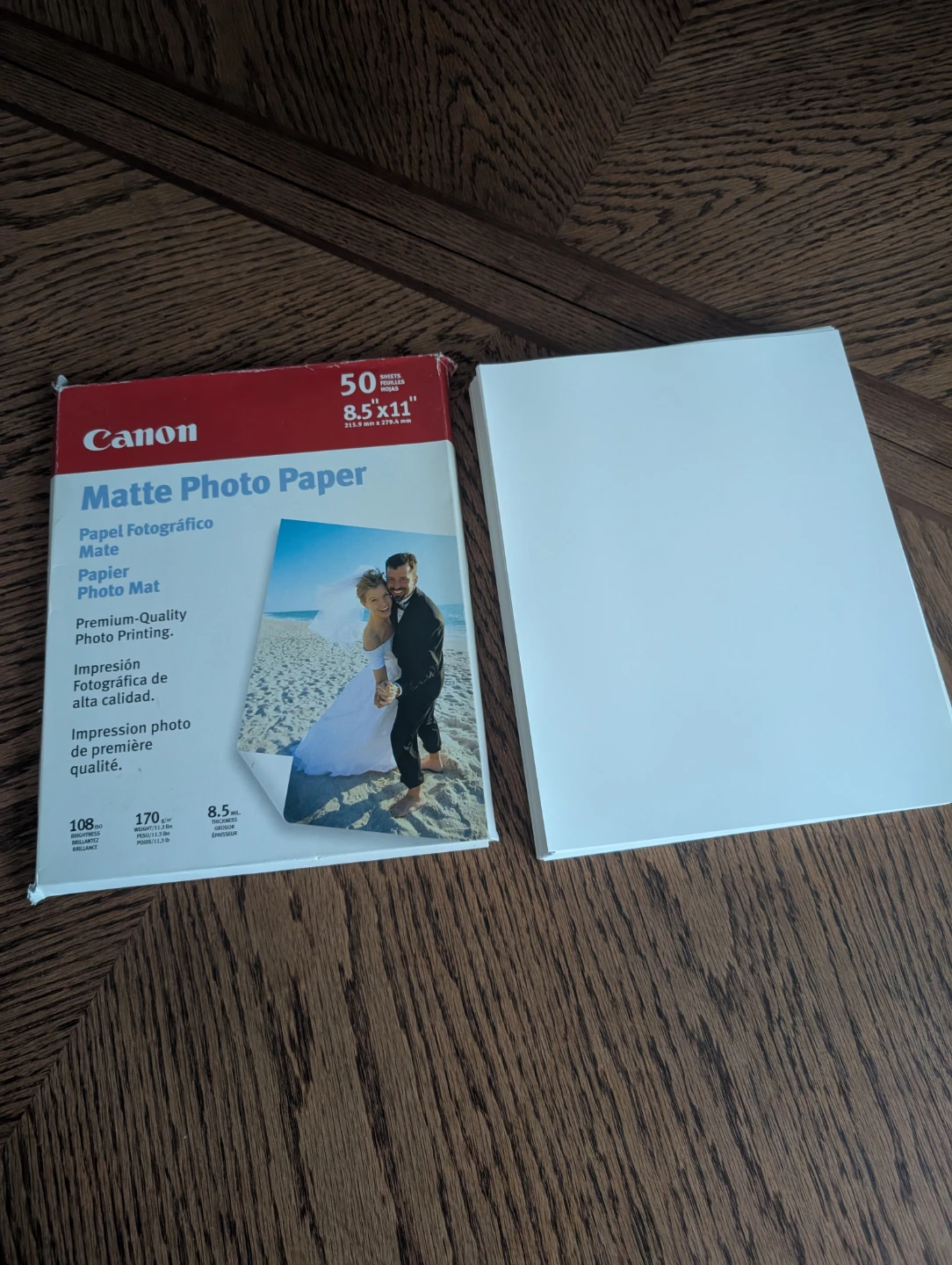 Photo Paper 8.5"x11", matte and glossy ⚽