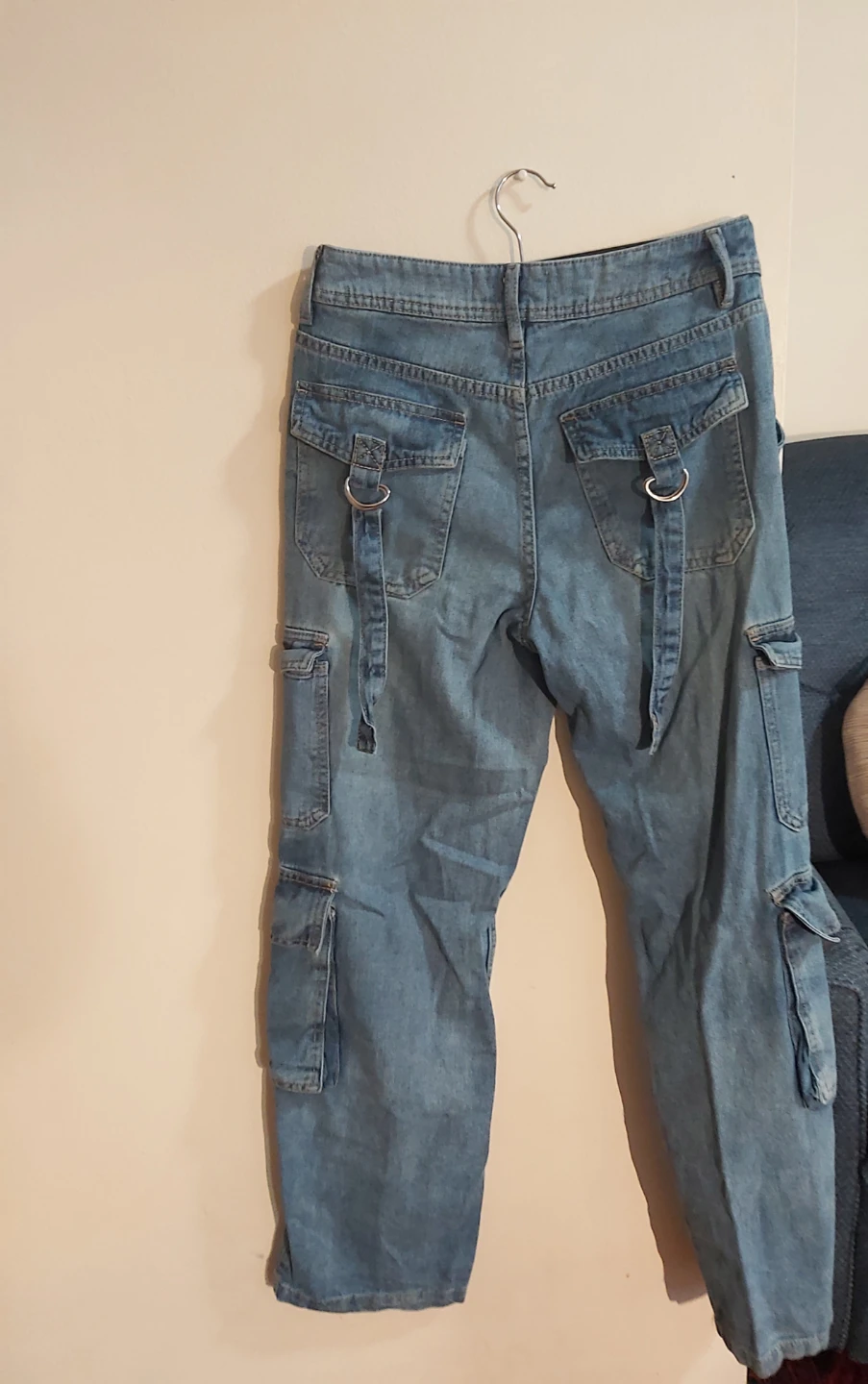 AeroPstale Cargo Jeans - Blue Denim - photo 2
