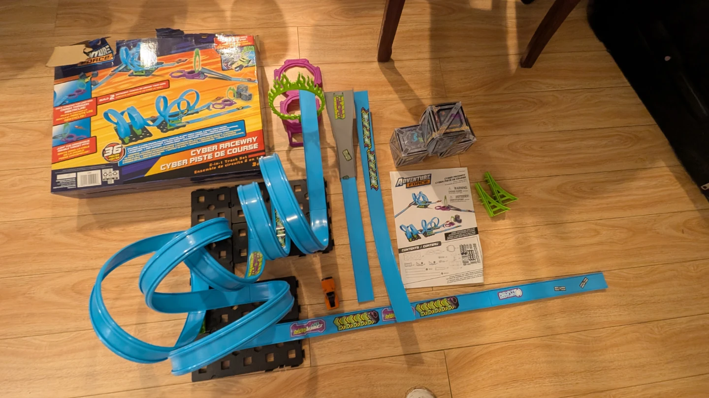 Hot Wheels Cyber Raceways Track Set - photo 2
