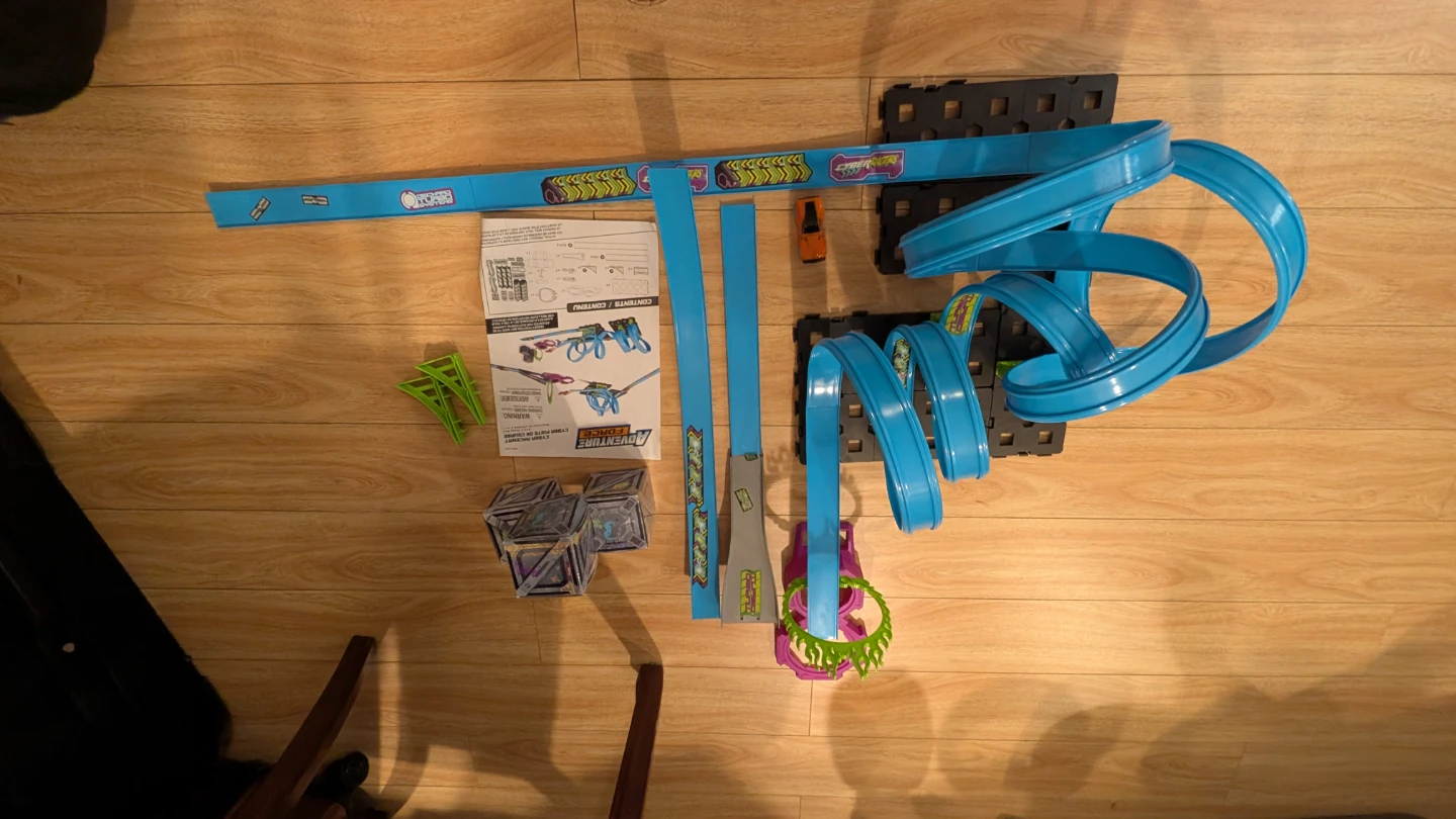 Hot Wheels Cyber Raceways Track Set - photo 3