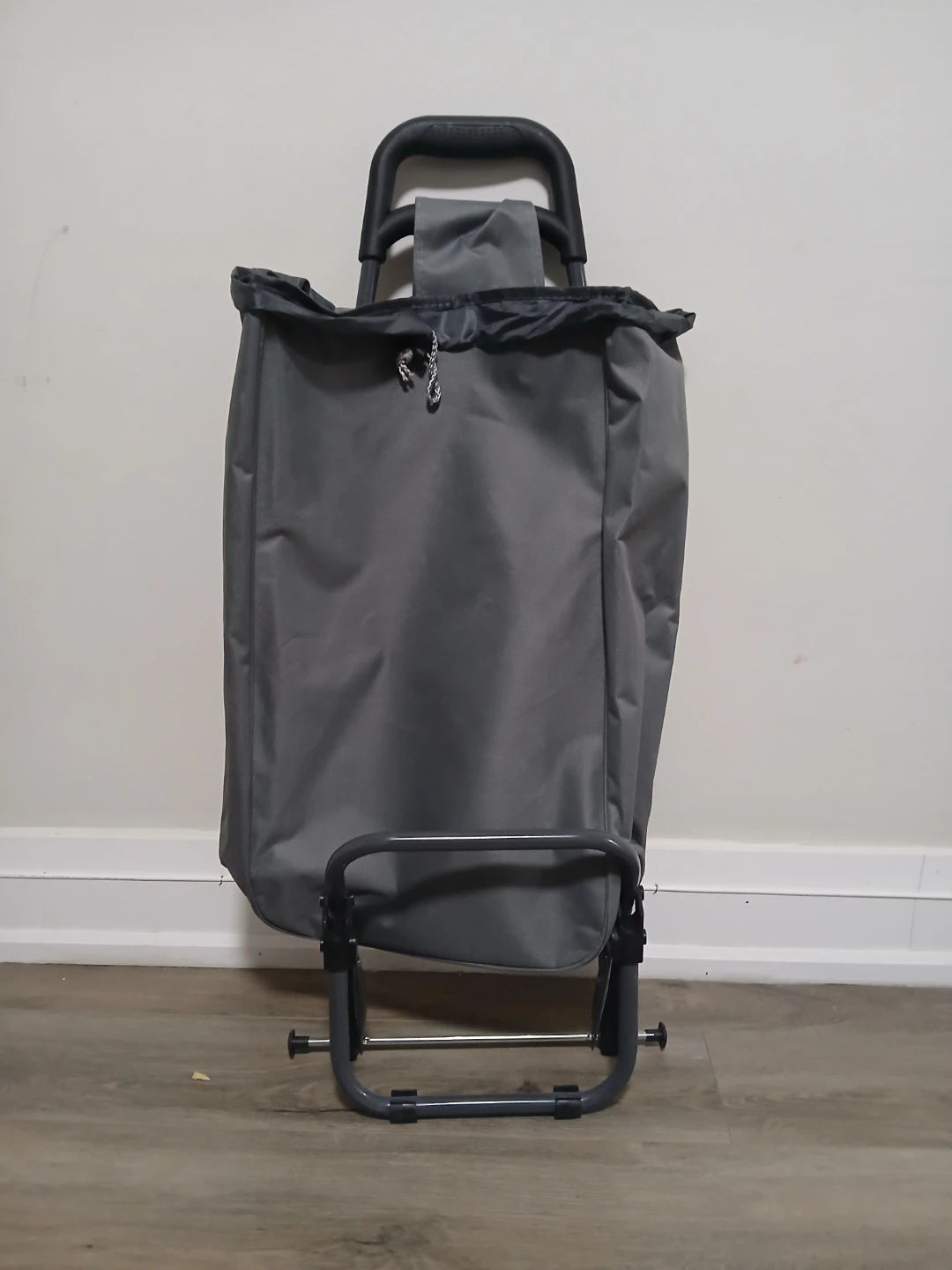 Grey Rolling Shopping Cart ( without wheels)