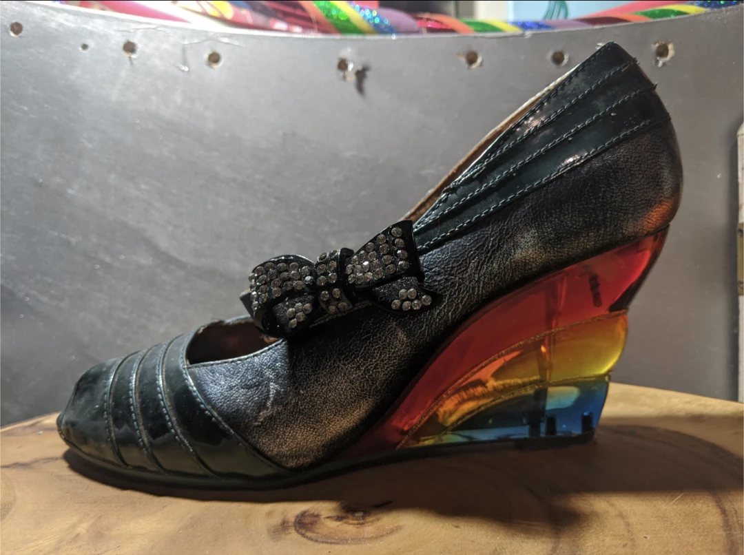 Over The Rainbow heels size 7.5