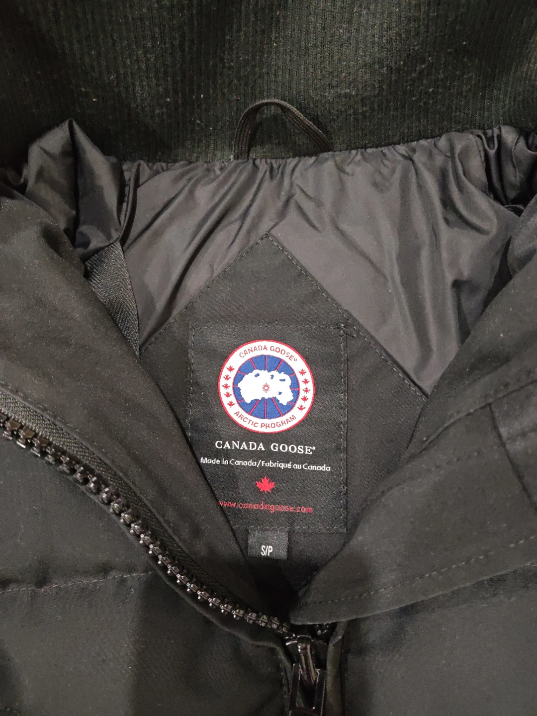 Canada Goose Black Puffer Jacket with Fur Hood - photo 2