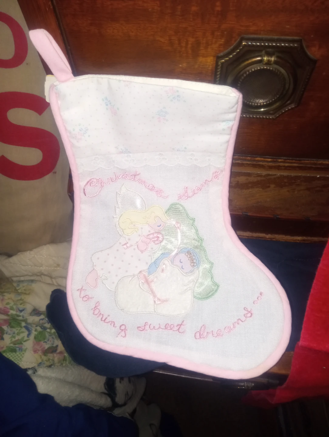 Precious Moments Christmas Stocking & Vintage Decor - photo 2