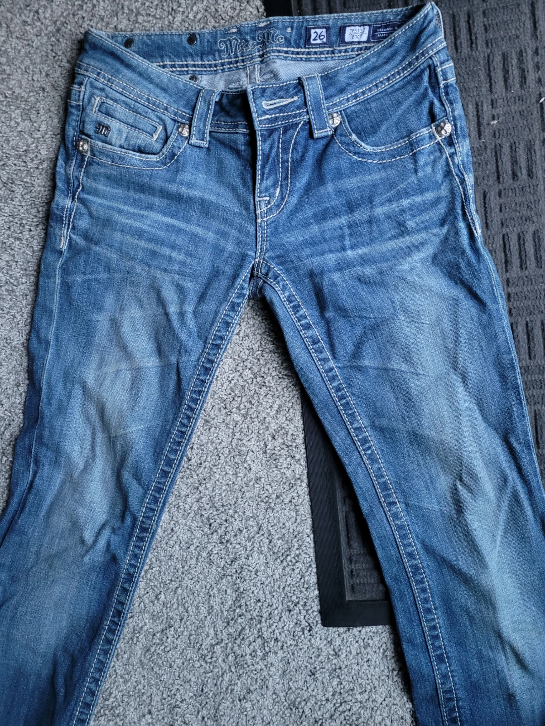 Miss Me Jeans Women's Size 26 Embellished Bootcut Denim