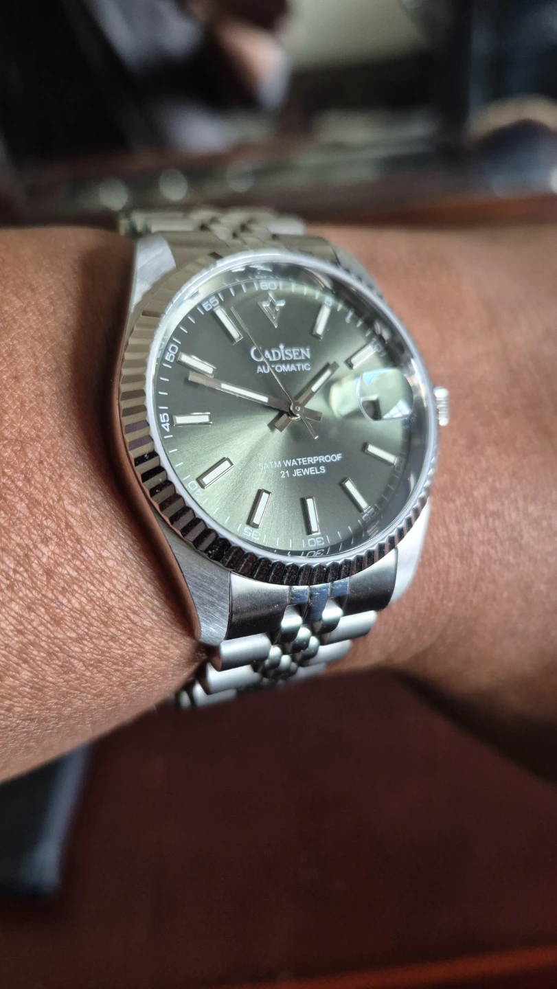 CADISEN Automatic Watch - 5ATM Water Resistant