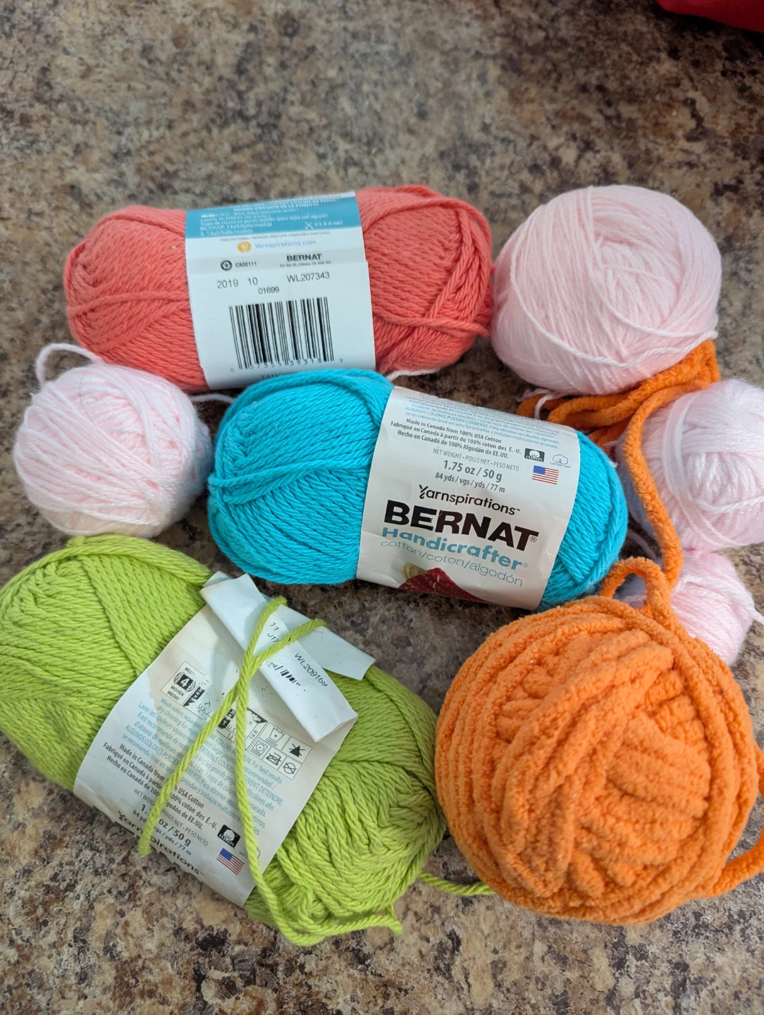 Bernat Handicrafter Cotton Yarn Bundle
